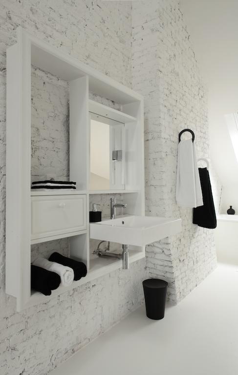 Maison Nationale City Flats & Suites 안트베르펜 객실 사진 Bathroom